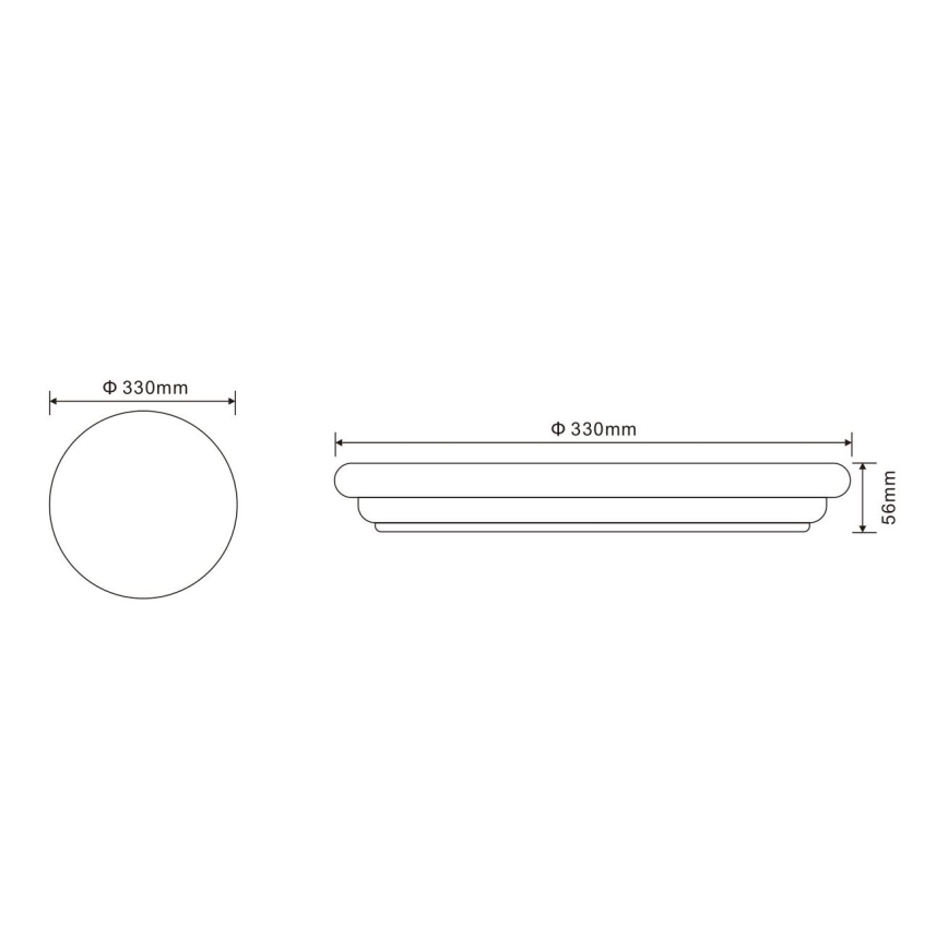 Globo - LED Vonkajšie stropné svietidlo 1xLED/24W/230V IP54
