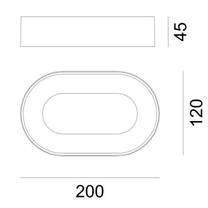 Globo - LED Vonkajšie nástenné svietidlo LED/12W/230V IP65