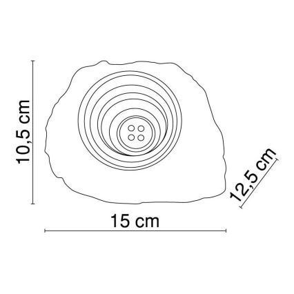 Globo - LED Dekoračné solárne svietidlo 4xLED/0,06W/1,2V IP44 200 mAh