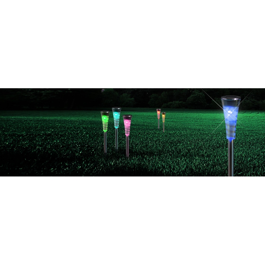 Globo 33079-5 - SET 5x Solárne svietidlo RGB-LED/0,06W/3,2V