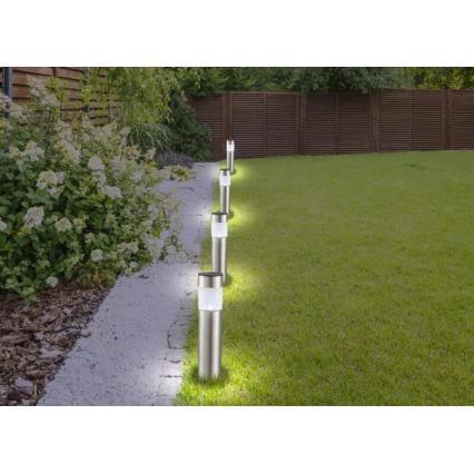 Globo - SADA 4x LED Solárna lampa LED/0,07W/3V IP44 600 mAh