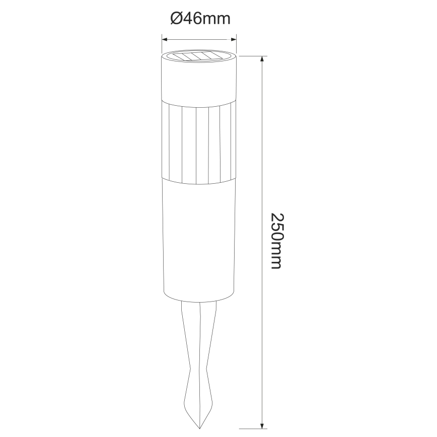Globo - SADA 4x LED Solárna lampa LED/0,06W/3,2V IP44