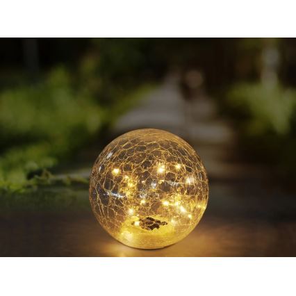 Globo - LED Solárna lampa 20xLED/0,06W/3,2V pr. 19,5 cm IP44