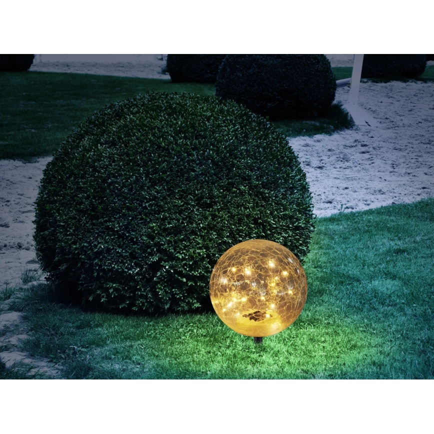 Globo - LED Solárna lampa 20xLED/0,06W/3,2V pr. 19,5 cm IP44