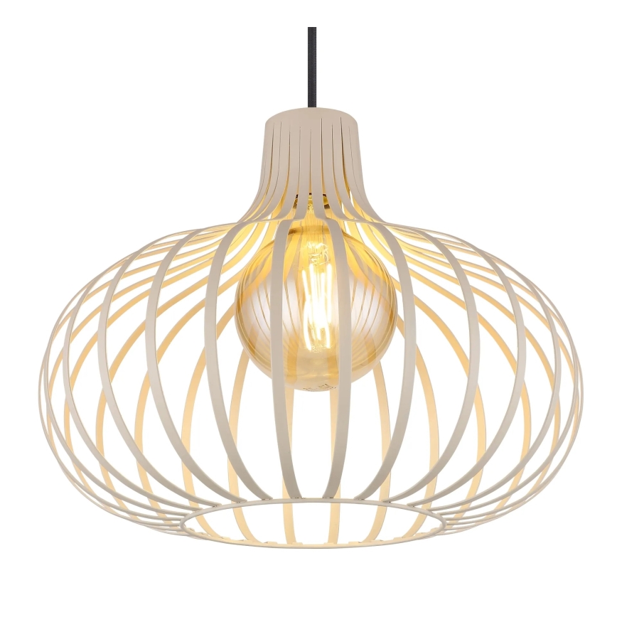 Globo - Luster na lanku 1xE27/40W/230V béžový
