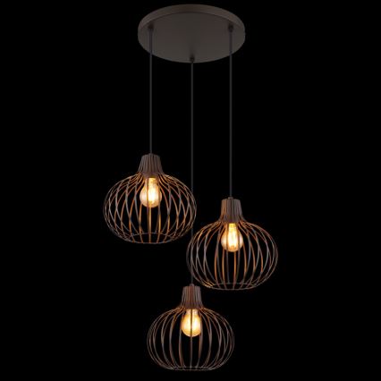 Globo - Závesný luster na lankách 3xE27/40W/230V