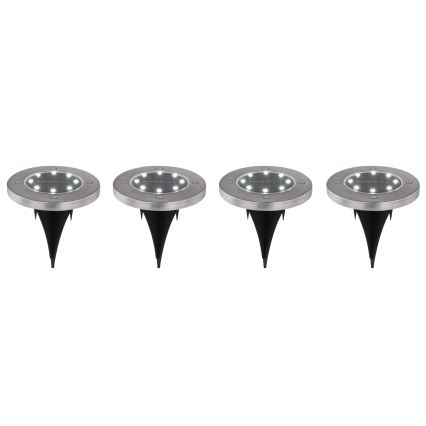 Globo - SADA 4x LED Solárne svietidlo LED/0,1W/3V IP44