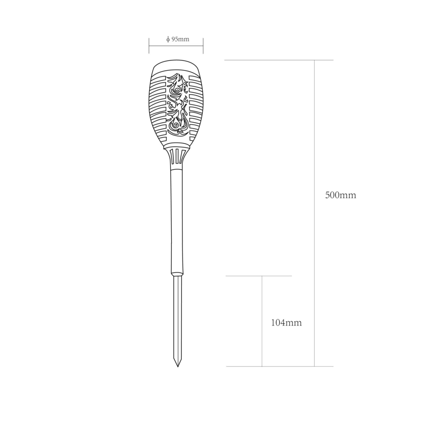Globo - SADA 2x LED Solárna lampa LED/0,1W/3V IP44