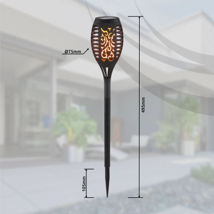 Globo - SADA 3x LED Solárna lampa LED/0,1W/3V IP44
