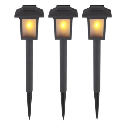 Globo - SADA 3x LED Solárna lampa 3xLED/1,2V IP44 200 mAh