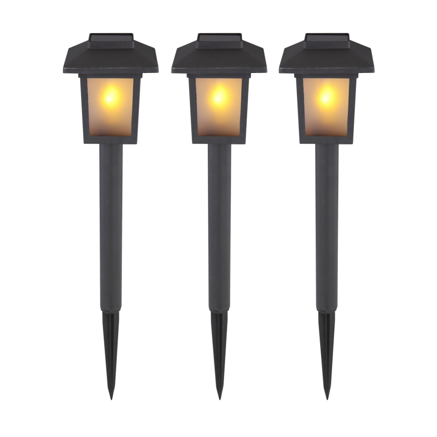 Globo - SADA 3x LED Solárna lampa 3xLED/1,2V IP44 200 mAh