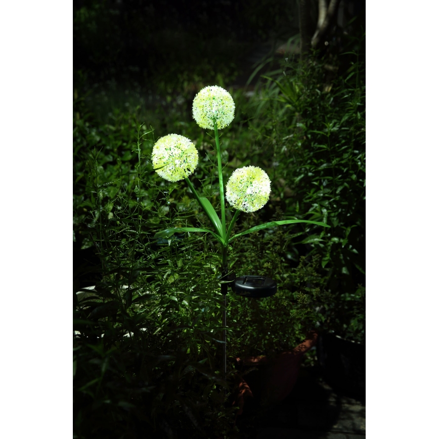 Globo  - LED Solárne svietidlo 3xLED/0,06W/3V 5000K IP44 žltá