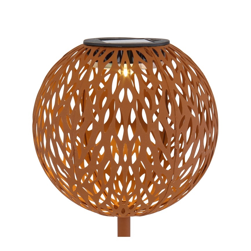 Globo - Solárne svietidlo LED/0,06W/1,2V hrdza IP44 180x540 mm