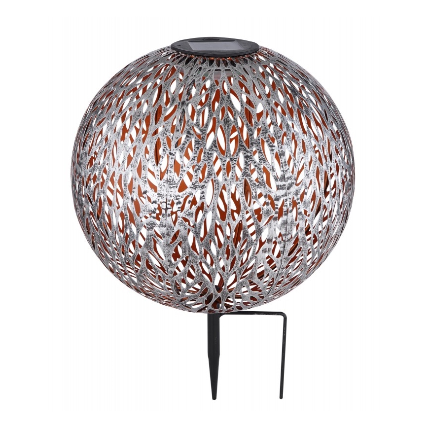 Globo - LED Solárne svietidlo LED/0,06W/1,2V strieborná IP44 270x380 mm