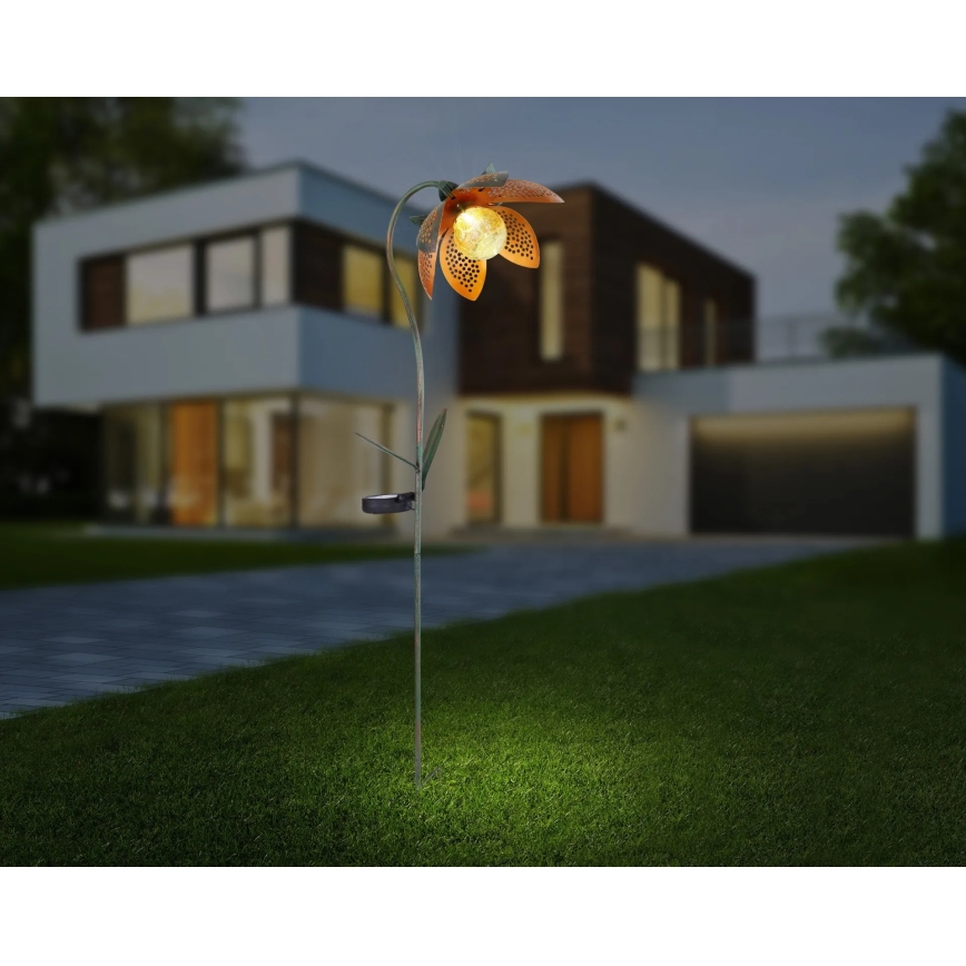 Globo - LED solárne svietidlo LED/3,2V IP44 200 mAh kvet