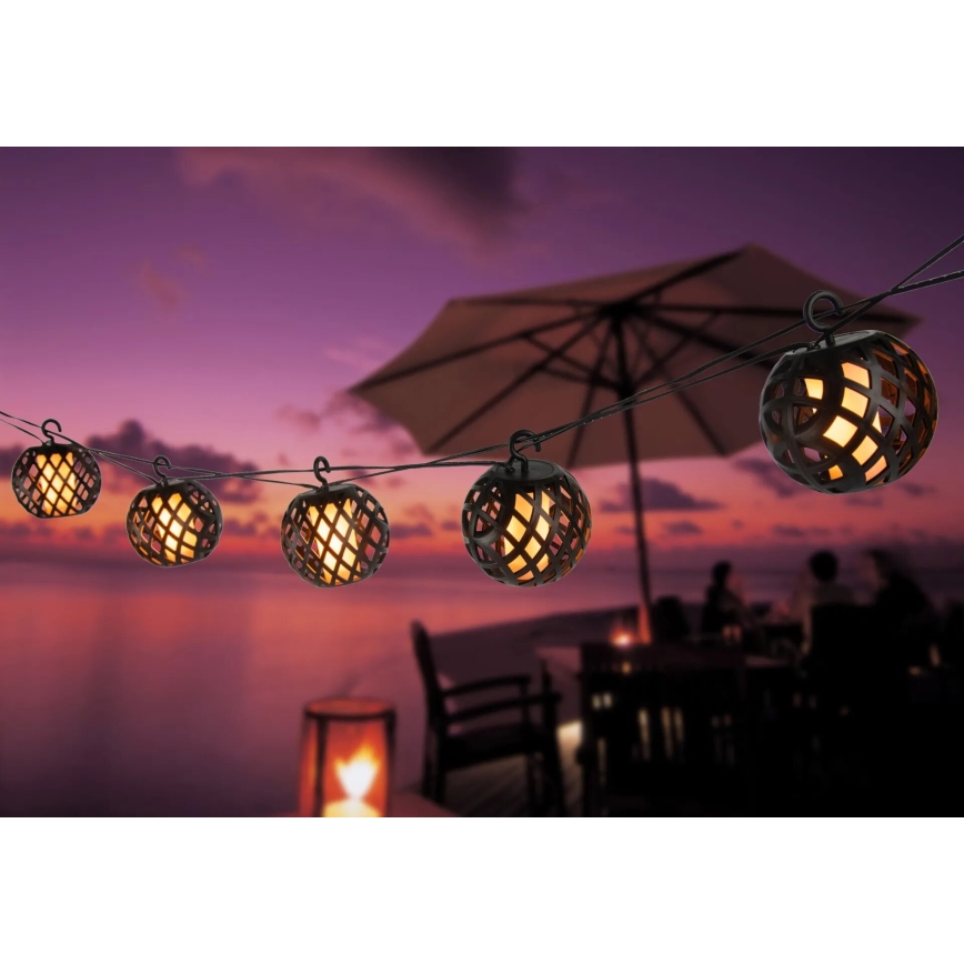 Globo - LED Solárna dekoračná reťaz 98xLED/0,1W/3V 410 cm IP44 600 mAh