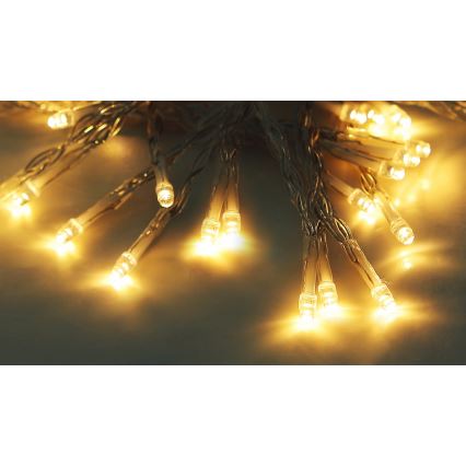 Globo - LED Solárna reťaz 20 m 120xLED/2,4V 2xAAA IP44 600 mAh