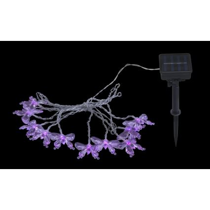 Globo - LED RGB Dekoračná reťaz 10xLED/0,06W/3,2V 470 cm IP44
