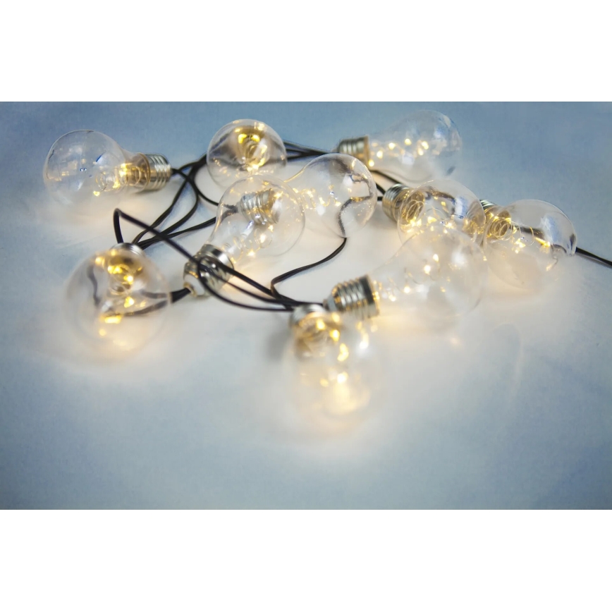 Globo - LED Solárna reťaz 10xLED/0,06W/3,2V 380 cm IP44