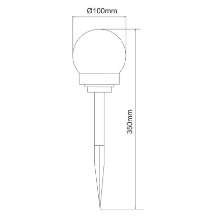 Globo - SADA 3x LED Solárne svietidlo LED/0,06W/3V 4000K pr. 10 cm IP44