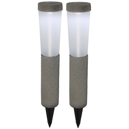 Globo - SADA 2x LED Solárne svietidlo LED/0,1W/3V 6000K IP44 400 mAh