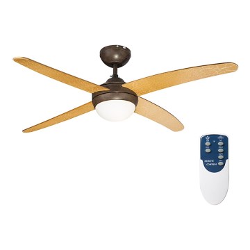 Globo 3385G - Stropný ventilátor LIZZ 1xE14/60W/230V