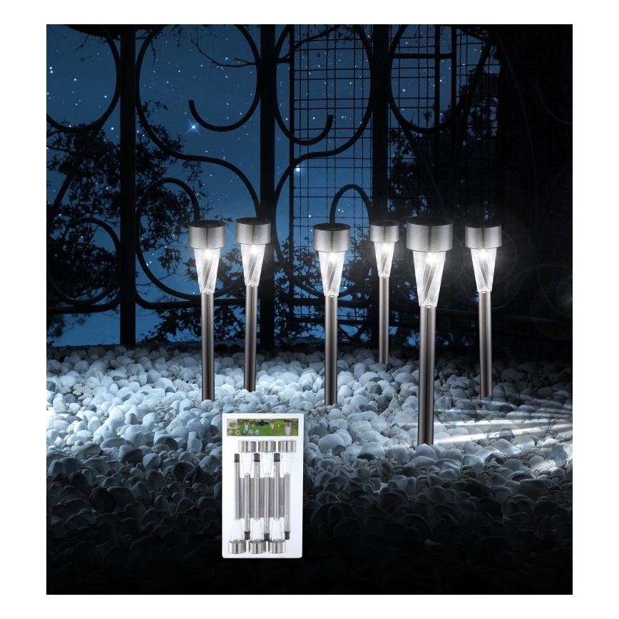 Globo - SADA 6x LED Solárna lampa LED/1,2V IP44