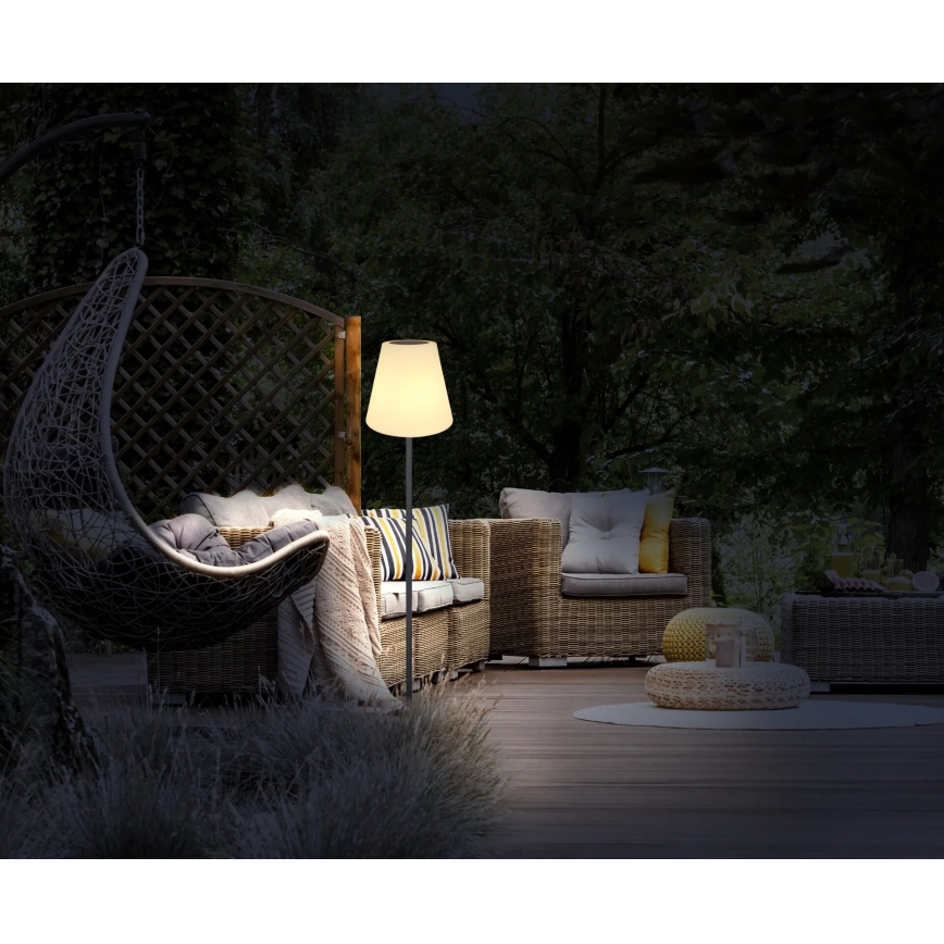 Globo - LED RGB Solárna dotyková stojacia lampa LED/0,1W/3V IP44 + diaľkové ovládanie