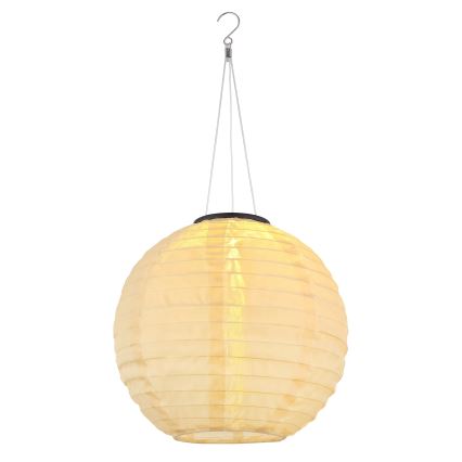 Globo - LED Závesné solárne svietidlo LED/0,5W/3V IP44 300 mAh béžová