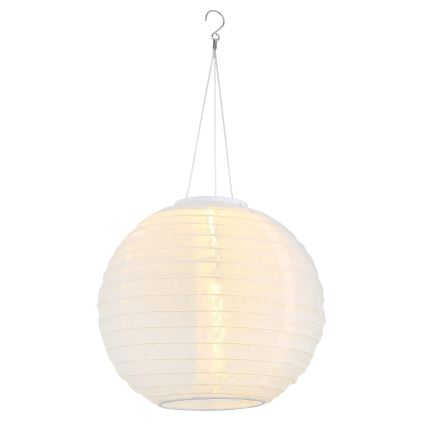Globo - LED Závesné solárne svietidlo LED/0,5W/3V IP44 biela 300 mAh