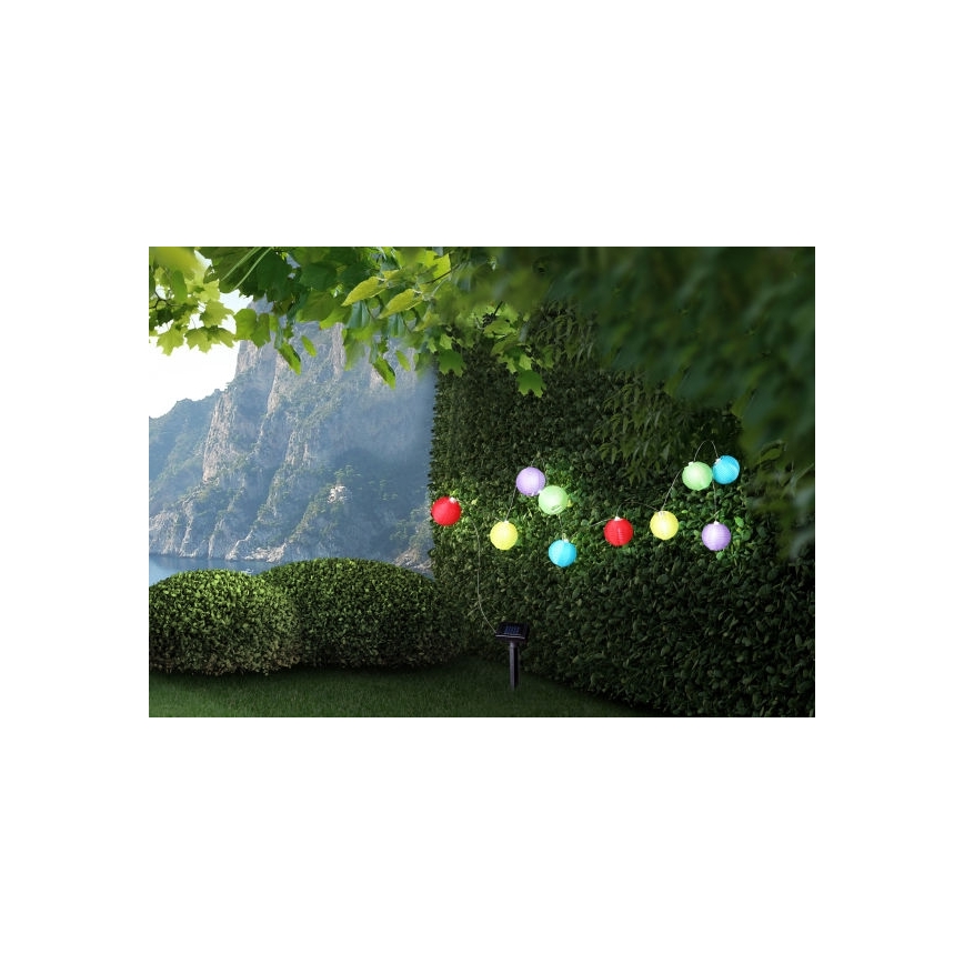 Globo 33971 - LED Solárna reťaz 10xLED/0,06W/1,2V