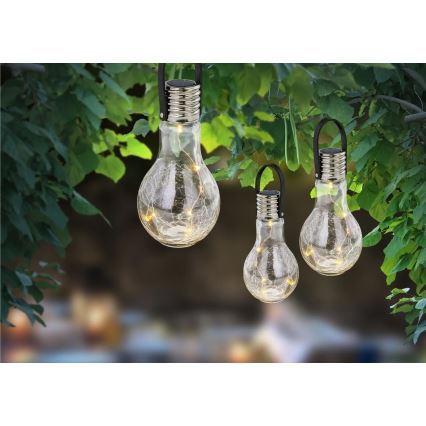 Globo - LED Solárne svietidlo 5xLED/0,06W/3,2V IP44