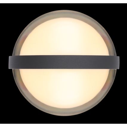 Globo - LED Vonkajšie nástenné svietidlo LED/12W/230V IP54 čierna