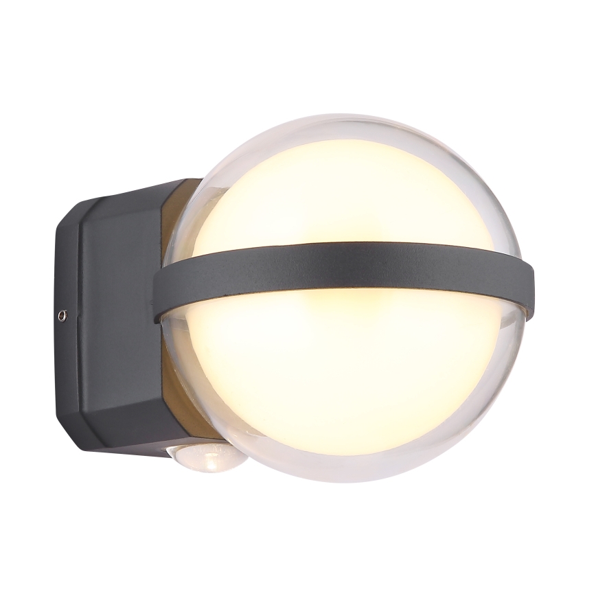 Globo - LED Vonkajšie nástenné svietidlo LED/12W/230V IP54 čierna