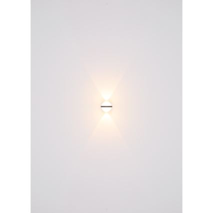 Globo - LED Vonkajšie nástenné svietidlo LED/12W/230V IP54 čierna