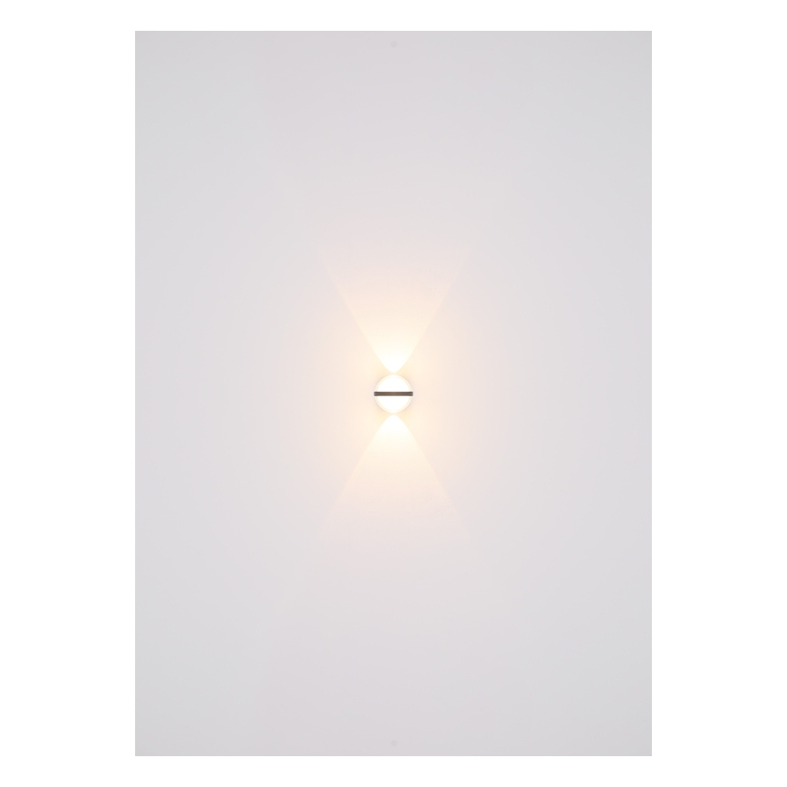 Globo - LED Vonkajšie nástenné svietidlo LED/12W/230V IP54 čierna