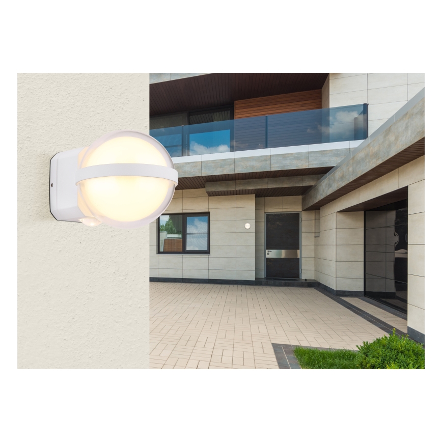 Globo - LED Vonkajšie nástenné svietidlo LED/12W/230V IP54 biela