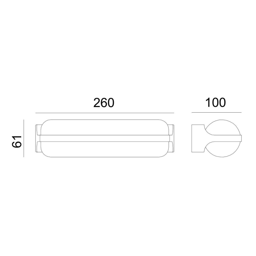 Globo - LED Vonkajšie nástenné svietidlo LED/20W/230V IP54