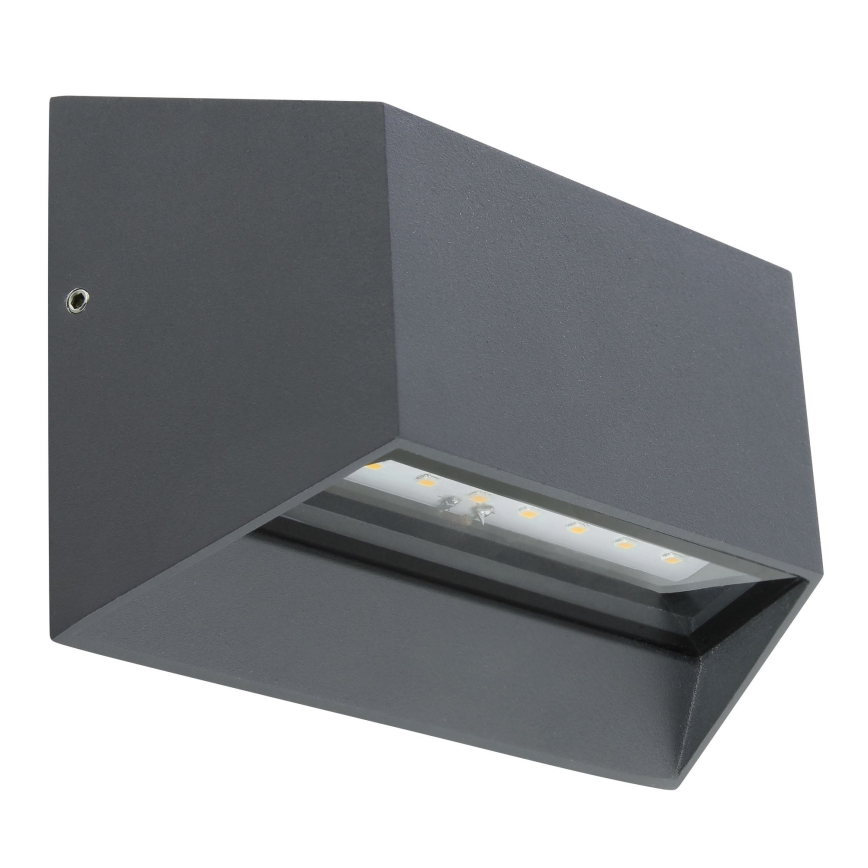 Globo - LED Vonkajšie nástenné svietidlo LED/7W/230V IP54 antracit