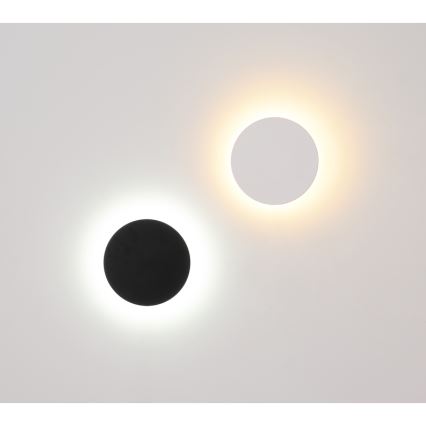 Globo - LED Vonkajšie nástenné svietidlo LED/15W/230V 3000/4000/6000K pr. 25,2 cm IP44 čierna