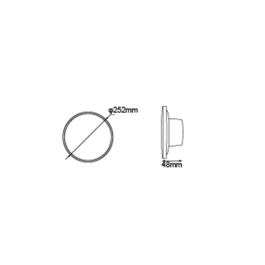 Globo - LED Vonkajšie nástenné svietidlo LED/15W/230V 3000/4000/6000K pr. 25,2 cm IP44 čierna