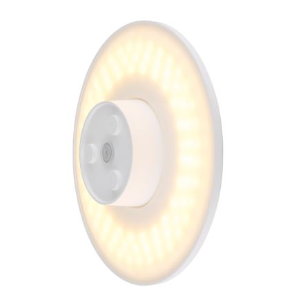 Globo - LED Vonkajšie nástenné svietidlo LED/15W/230V 3000/4000/6000K pr. 25,2 cm IP44 biela
