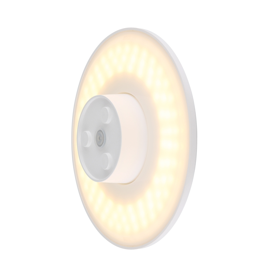 Globo - LED Vonkajšie nástenné svietidlo LED/15W/230V 3000/4000/6000K pr. 25,2 cm IP44 biela