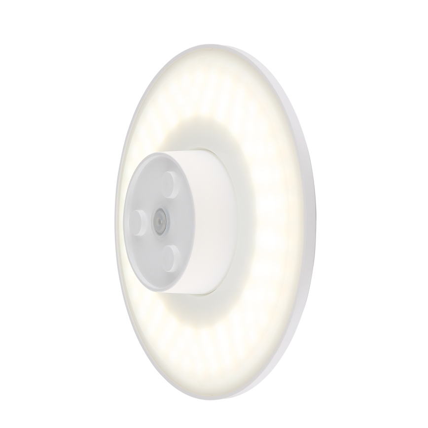 Globo - LED Vonkajšie nástenné svietidlo LED/15W/230V 3000/4000/6000K pr. 25,2 cm IP44 biela