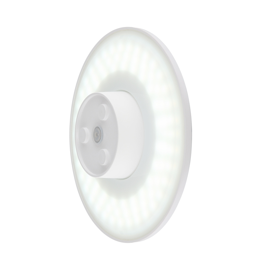 Globo - LED Vonkajšie nástenné svietidlo LED/15W/230V 3000/4000/6000K pr. 25,2 cm IP44 biela