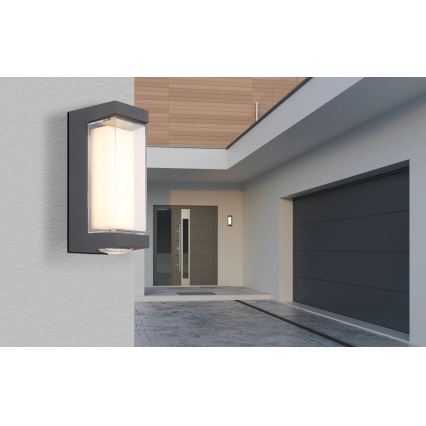 Globo - LED Vonkajšie nástenné svietidlo LED/12W/230V 3000K IP54 antracit