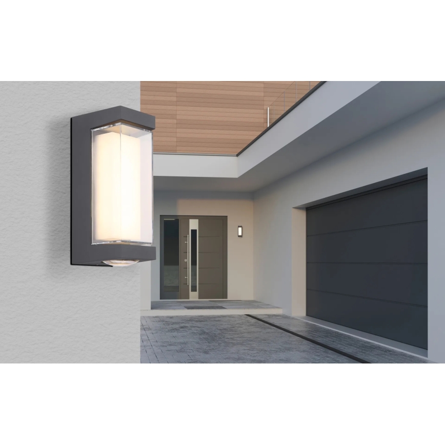 Globo - LED Vonkajšie nástenné svietidlo LED/12W/230V 3000K IP54 antracit