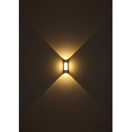 Globo - LED Vonkajšie nástenné svietidlo LED/12W/230V 3000K IP54 antracit