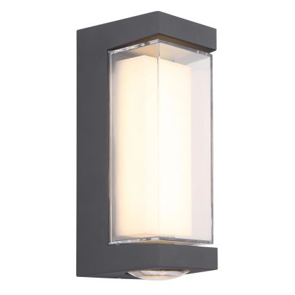 Globo - LED Vonkajšie nástenné svietidlo LED/12W/230V 3000K IP54 antracit