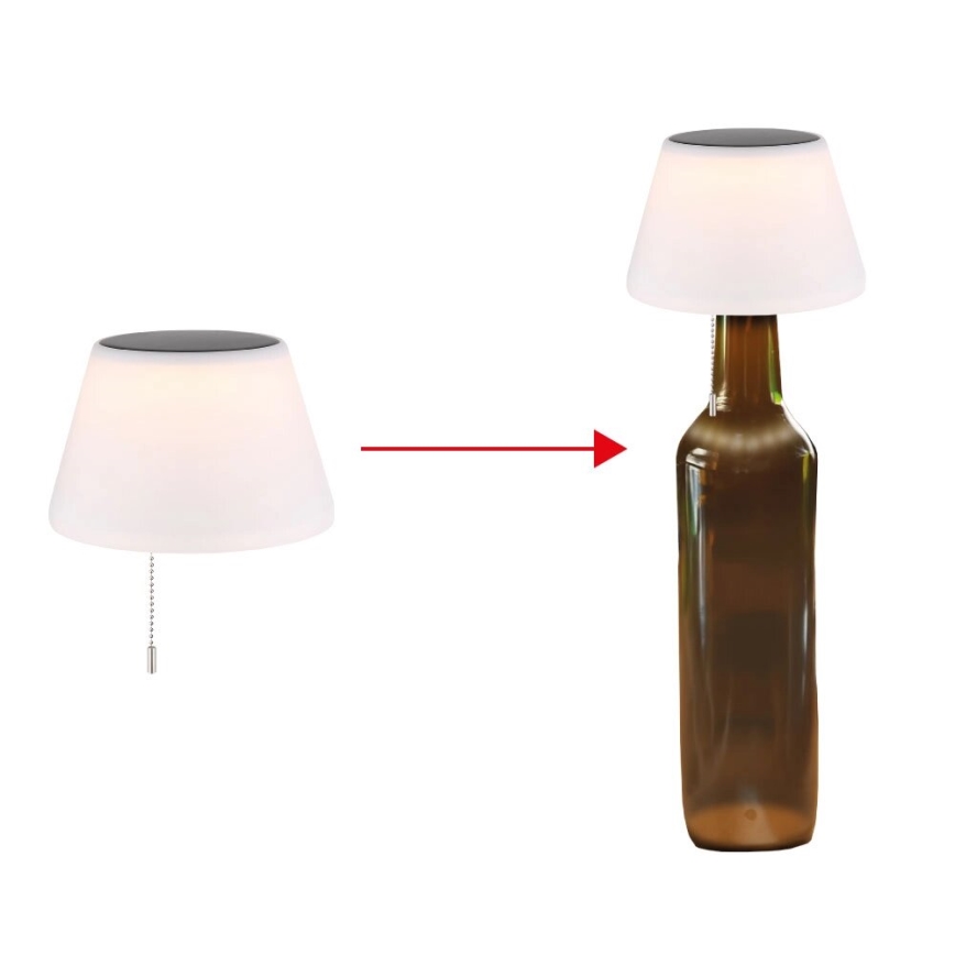 Globo - LED Solárne tienidlo na fľašu 10xLED/1,5W/3V IP44
